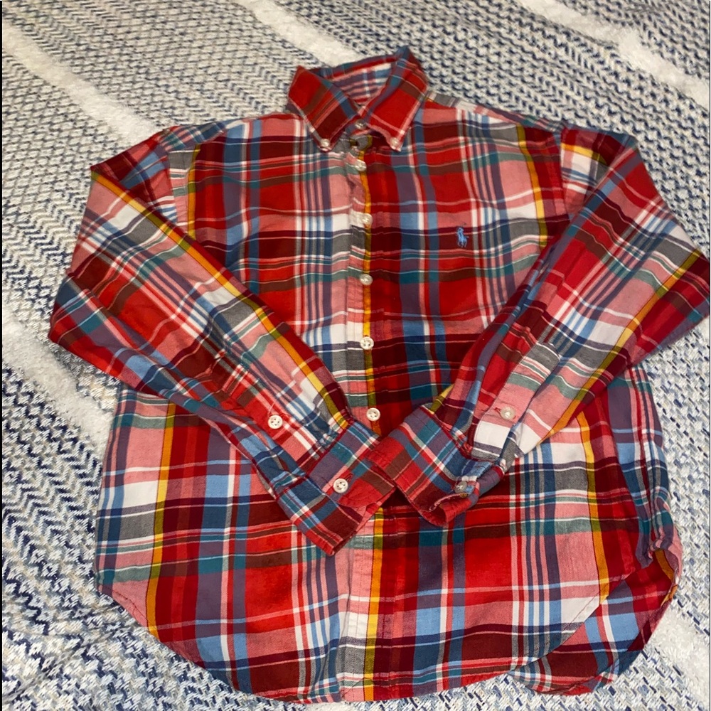 Ralph Lauren boys plaid button down